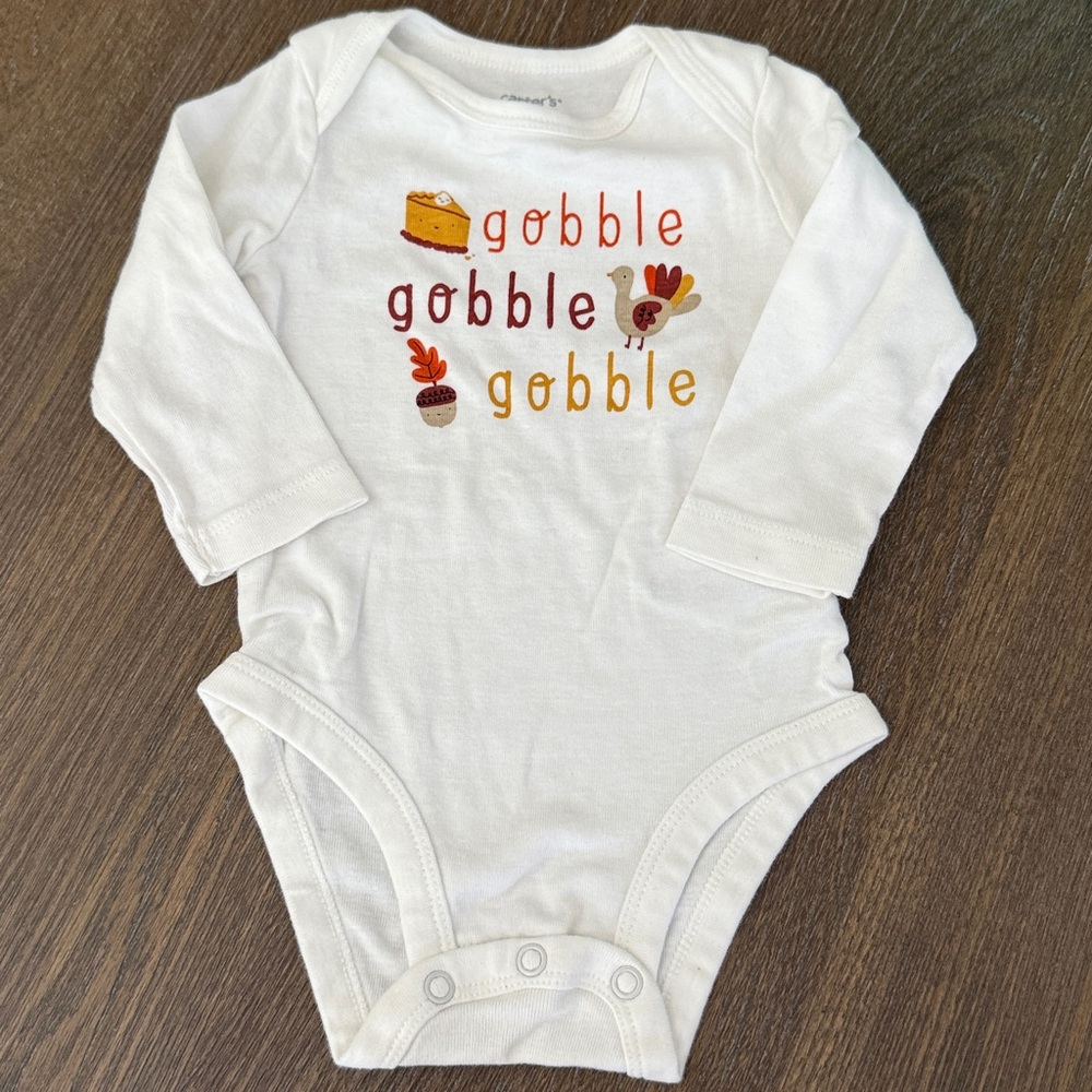 EUC Carter’s 6M Thanksgiving Outfit - Picture 3 of 4